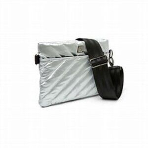 Think Roylyn Silver Diagonal Bum Bag with strap new with tags